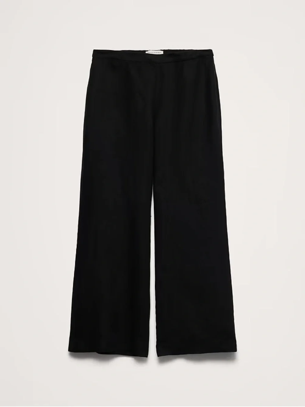 Banana Republic Mid-Rise Linen Kick-Flare Ankle Pant in Black - NWT
